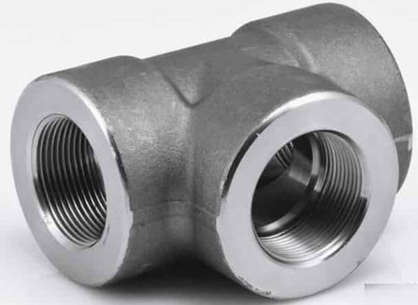 Tê thép A105, ren NPT